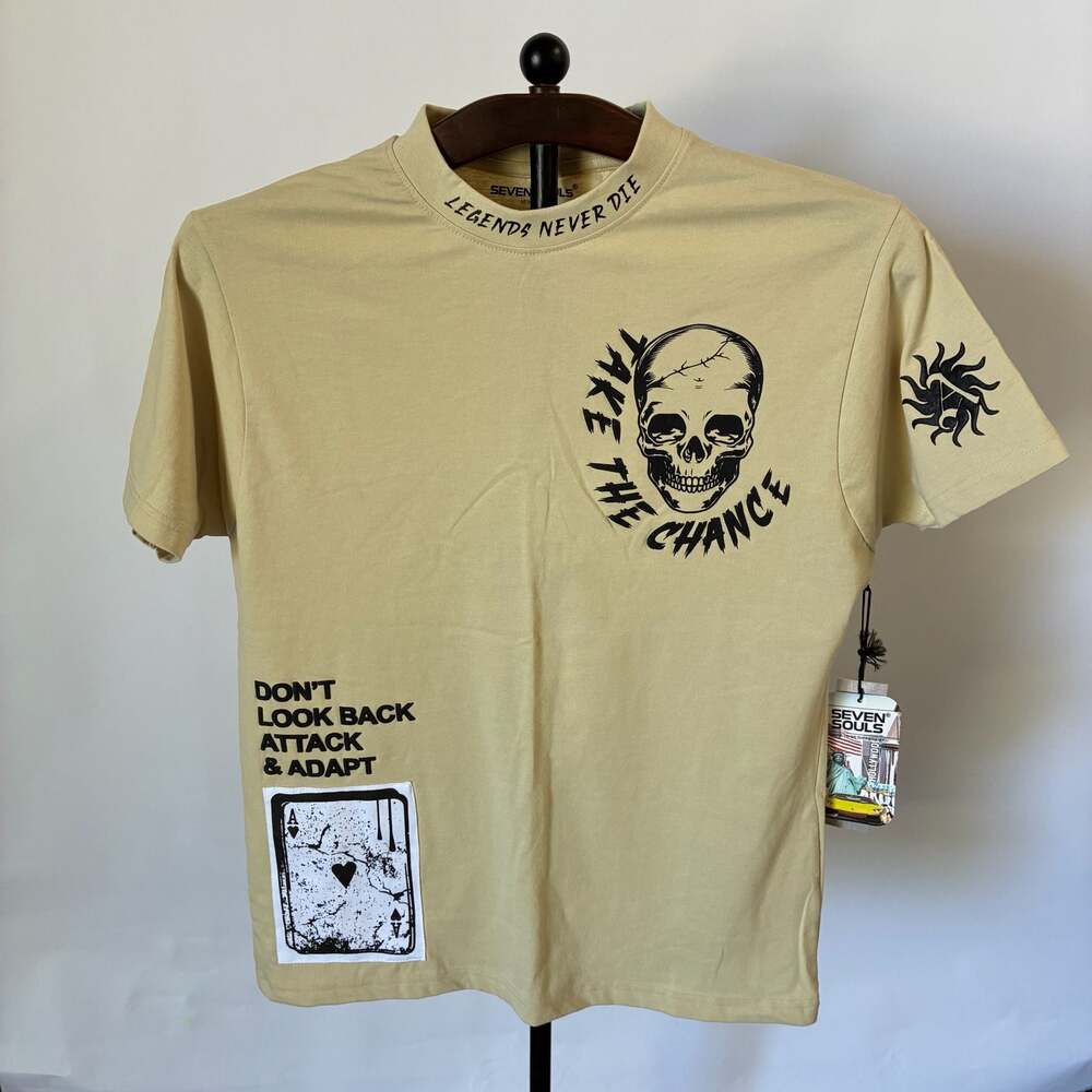 Seven Souls 'Take The Chance' Graphic Short Sleeve T-Shirt